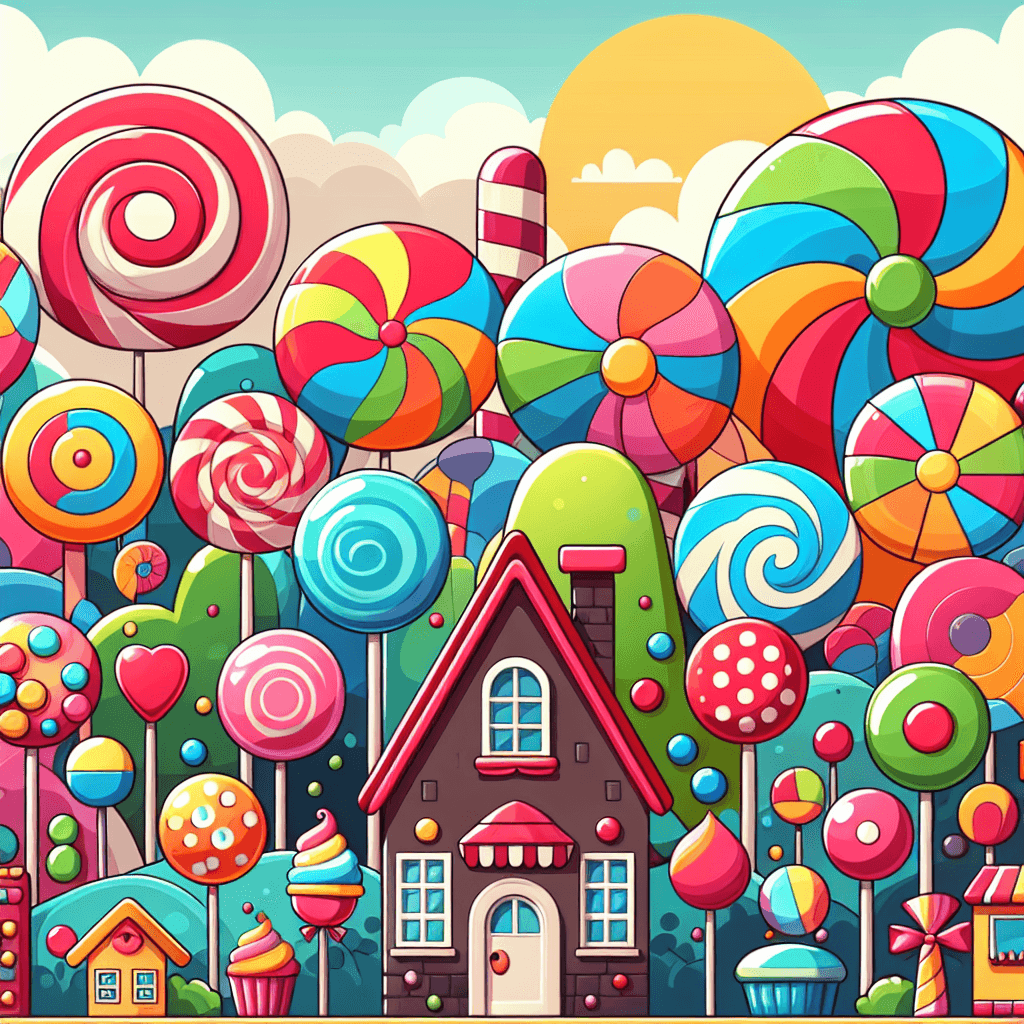 Candy Land Adventure Paint By Numbers Art