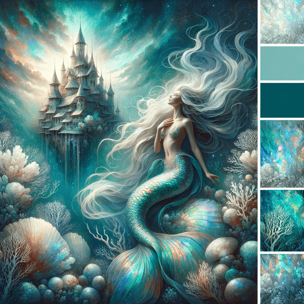 Mermaid's Dream Paint By Color