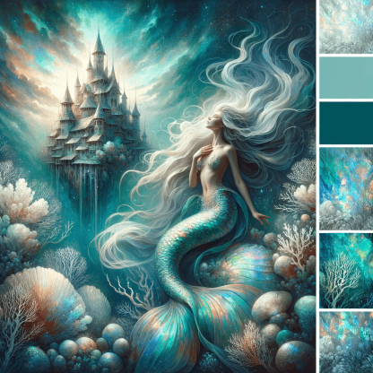 Mermaid's Dream Paint By Color