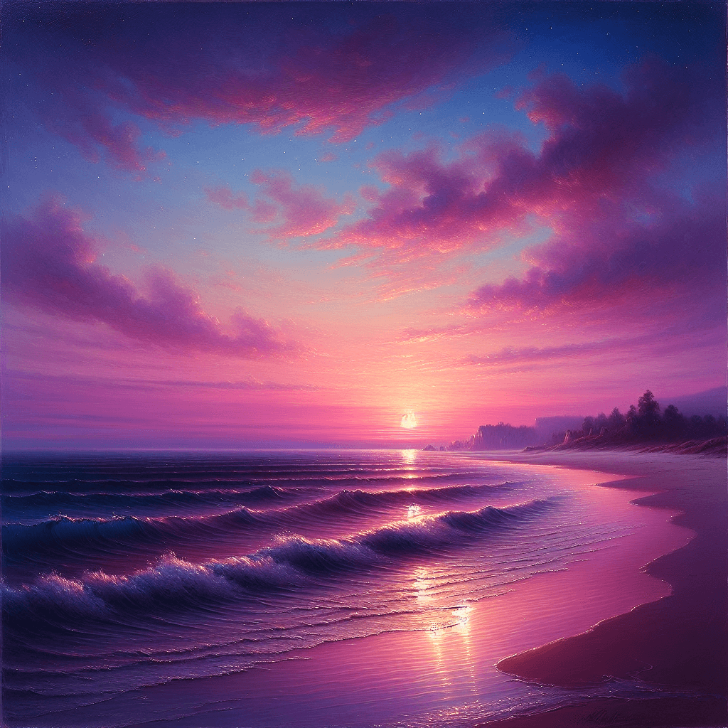 Twilight Beach Serenity Paint By Numbers Art