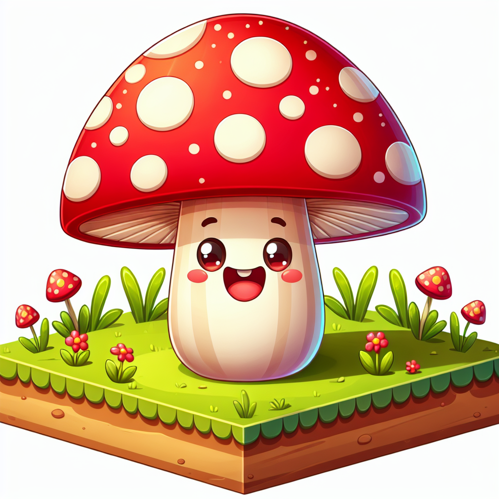 Whimsical Toadstool Painting Number Kit