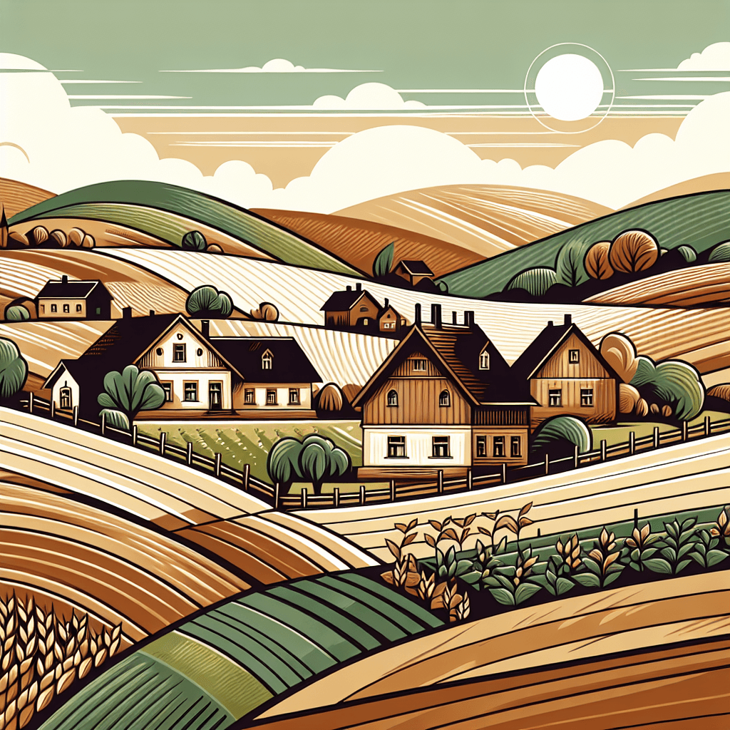 Rustic Countryside Journey DIY Paint By Numbers