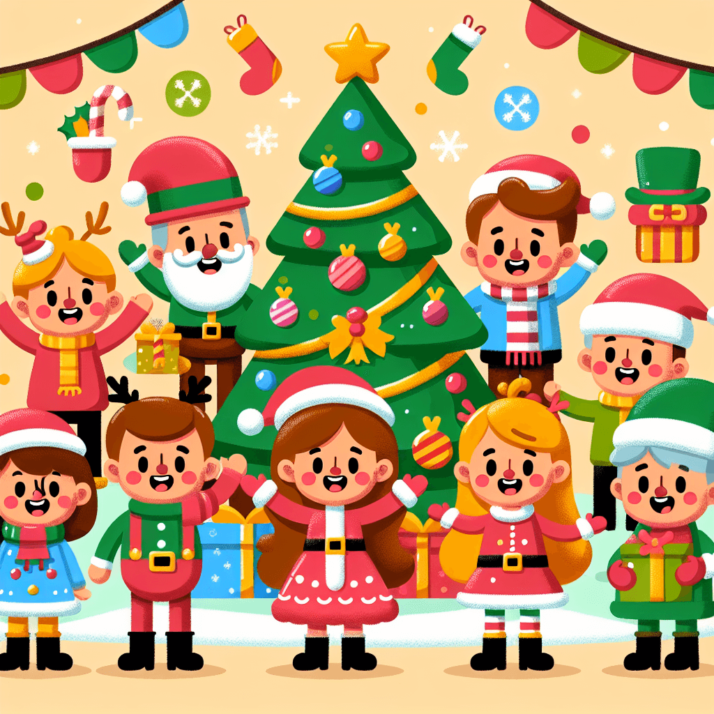 Joyful Holiday Gathering DIY Paint By Numbers