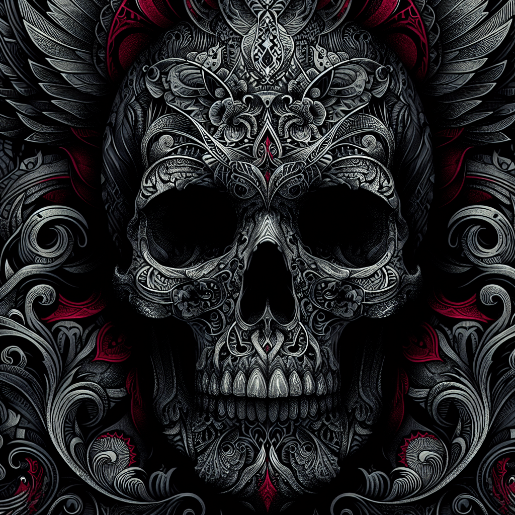 Skull's Mysterious Aura Painting By Numbers Kit