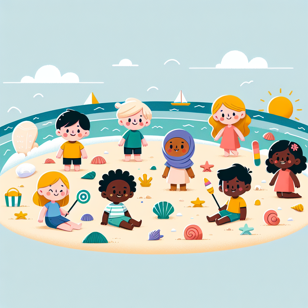 Sandy Shoreline Expedition Number Painting