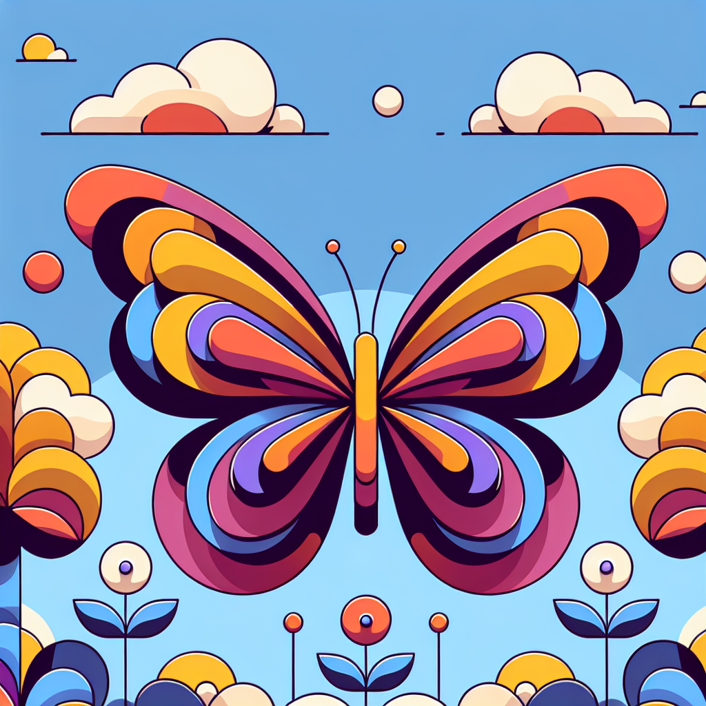 Butterfly's Garden Of Colors DIY Paint By Numbers