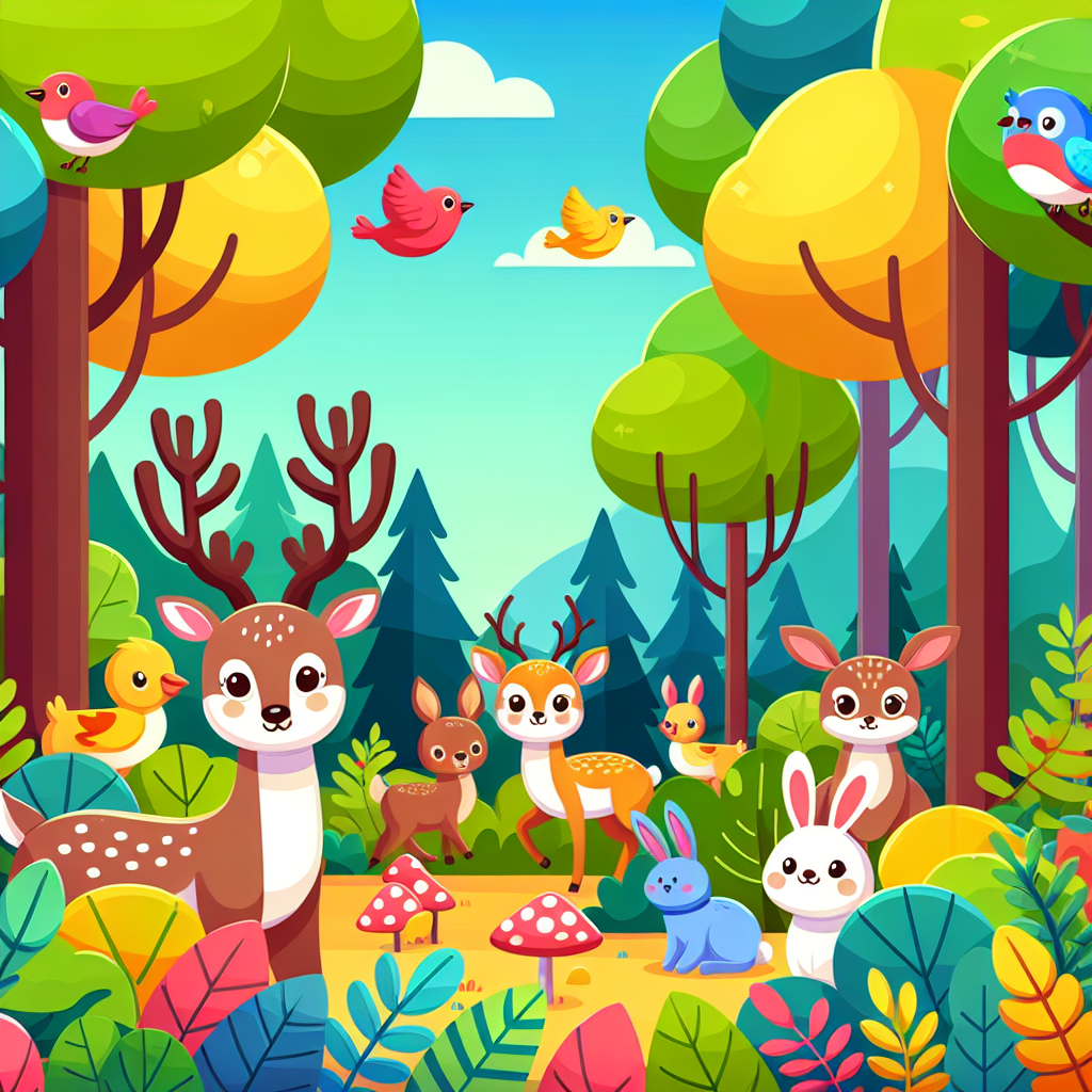Friends In The Wild Paint By Color
