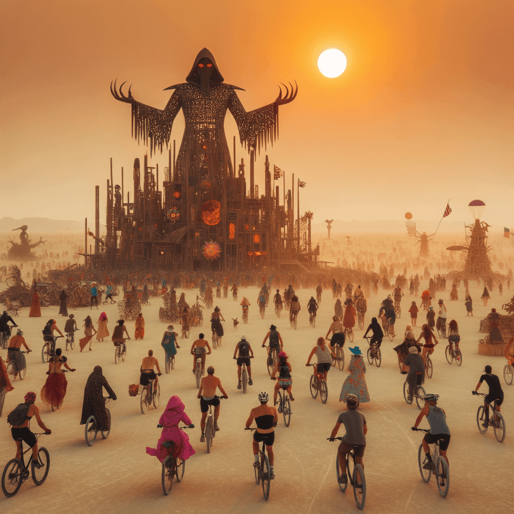 Burning Man - USA Paint By Number