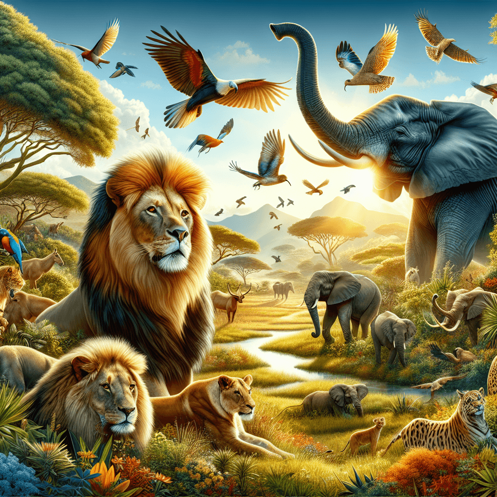 Adventurous Safari Escape Paint By Color