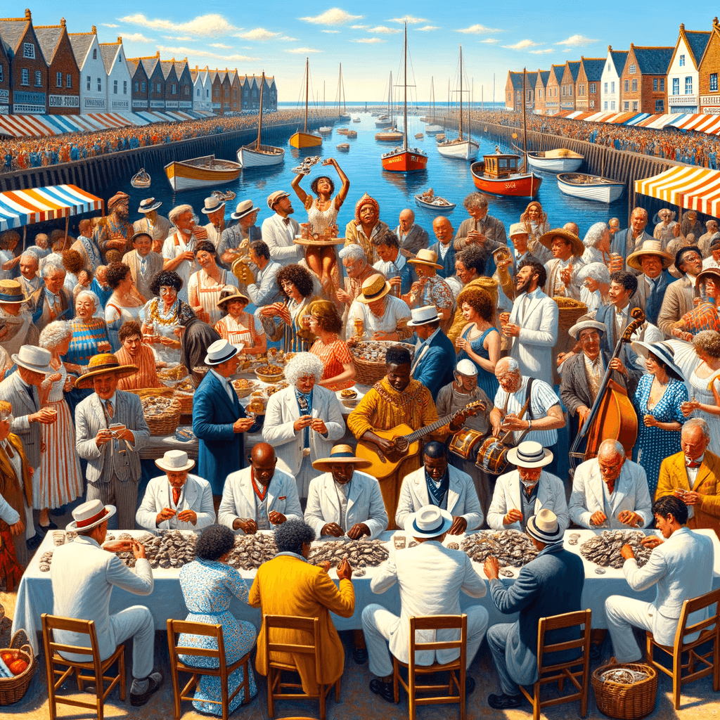 Whitstable Oyster Festival - England Painting Number Kit