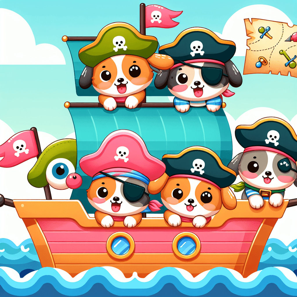Pawsome Pirate Adventure Painting By Numbers Kit