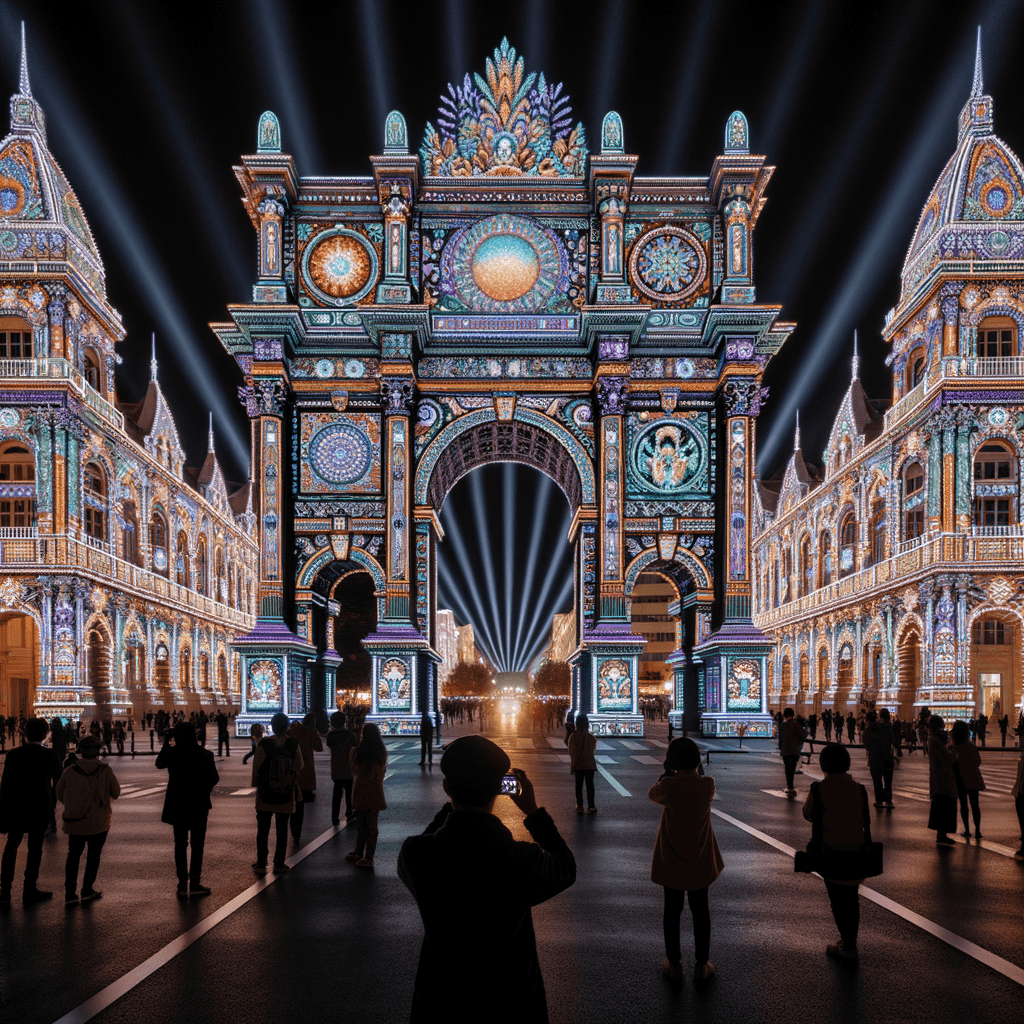 Festival Of Lights - Berlin Painting Number Kit