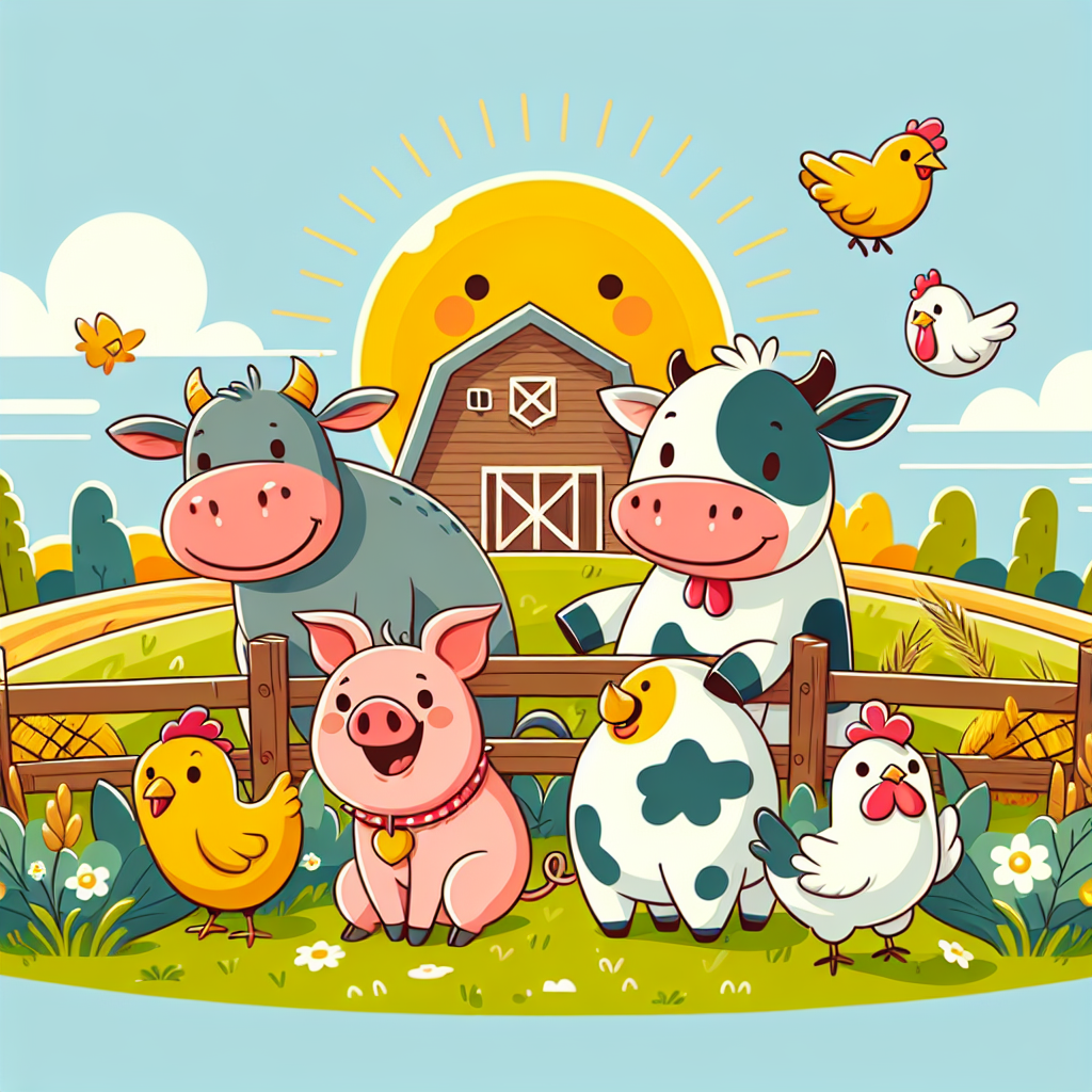 Cuddly Farmyard Fun Number Painting