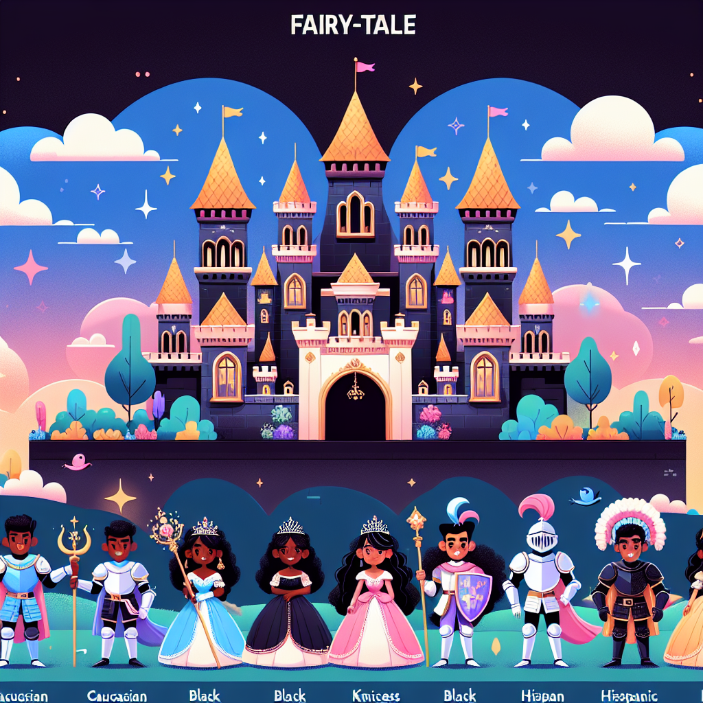 Castle Fairy Tale Painting Number Kit