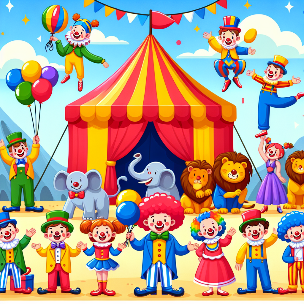 Fun Fair Circus Painting Number Kit