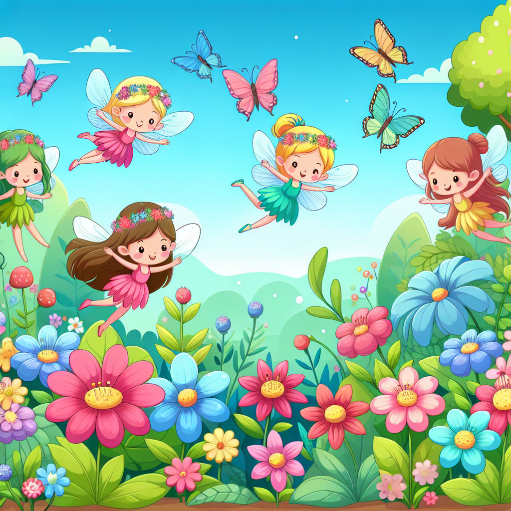 Garden Fairy Tales Number Painting