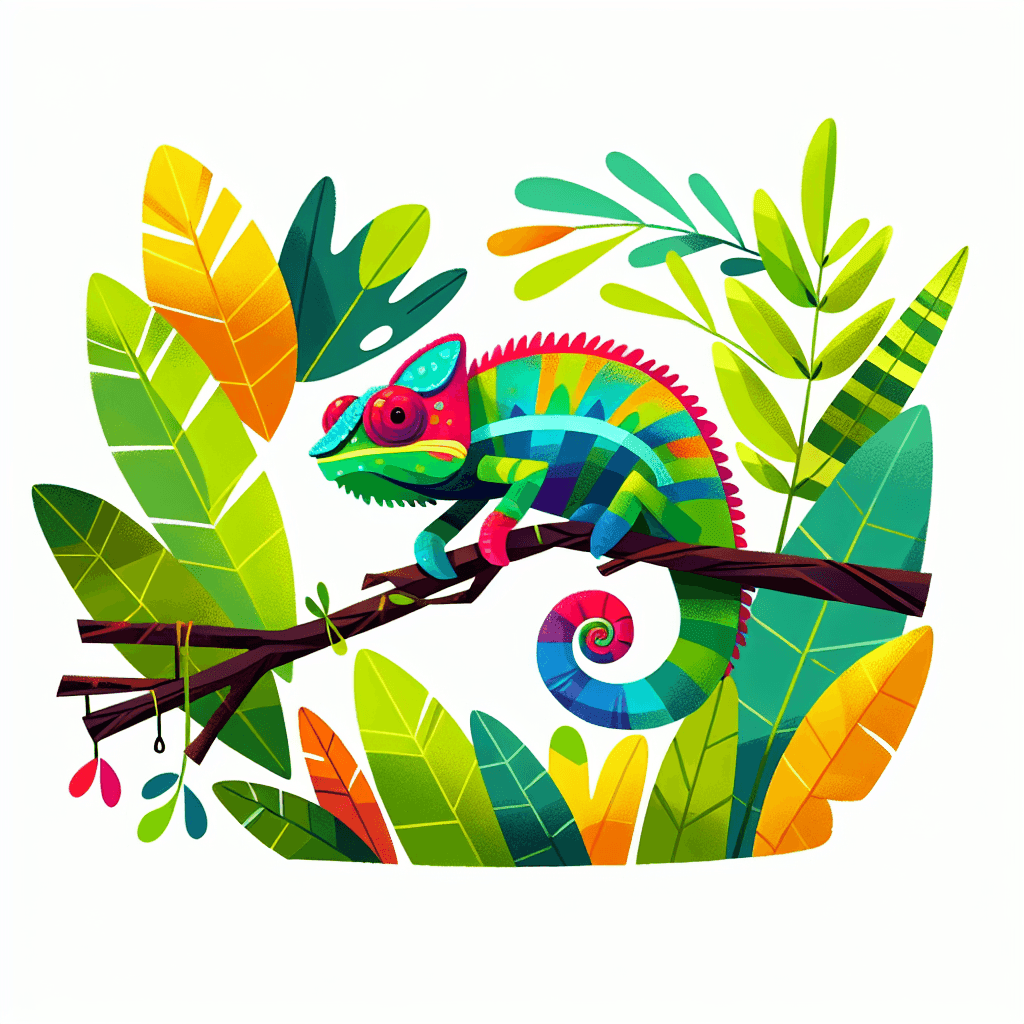 Explorer Chameleon Paint By Numbers