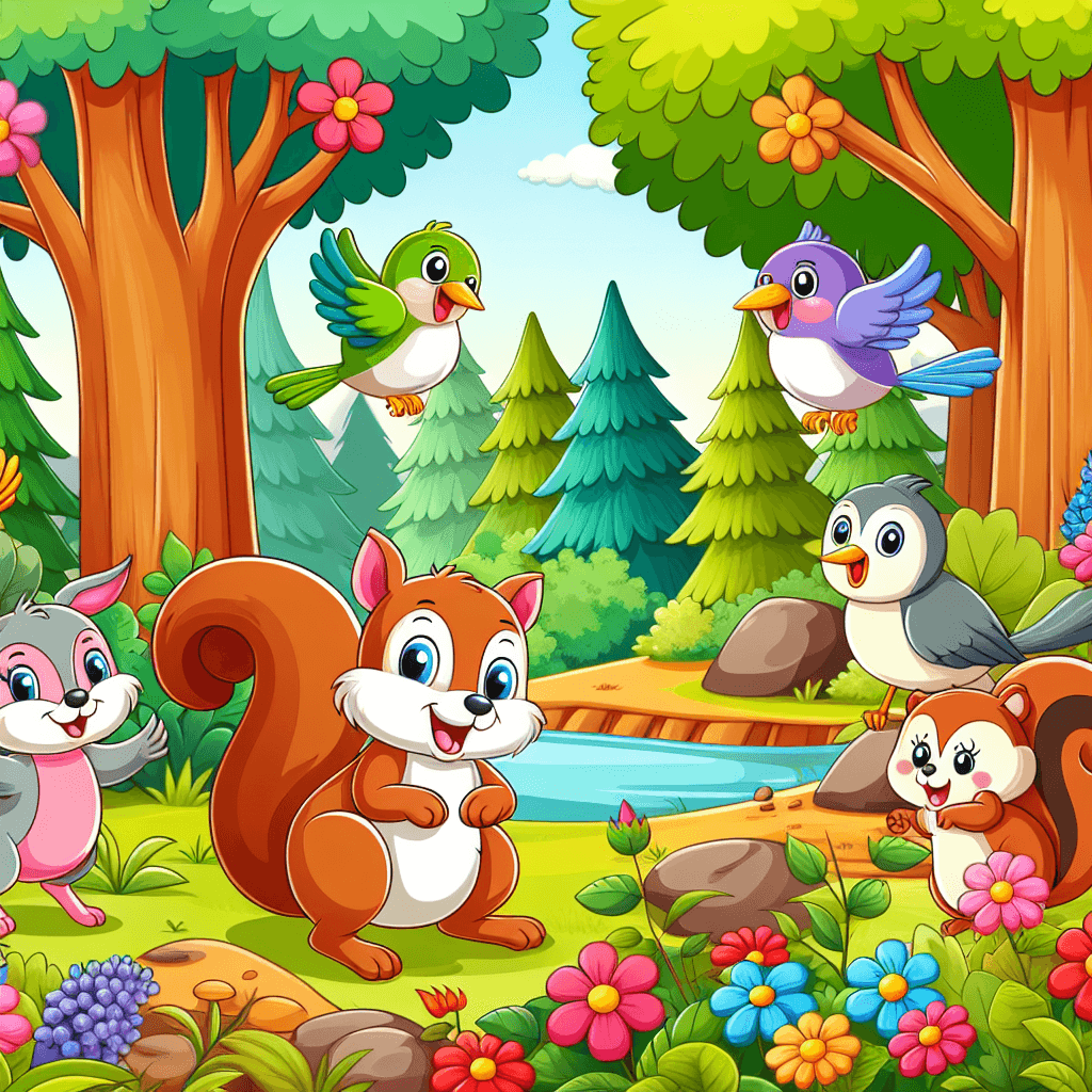 Friendly Forest Folk Paint By Numbers Art
