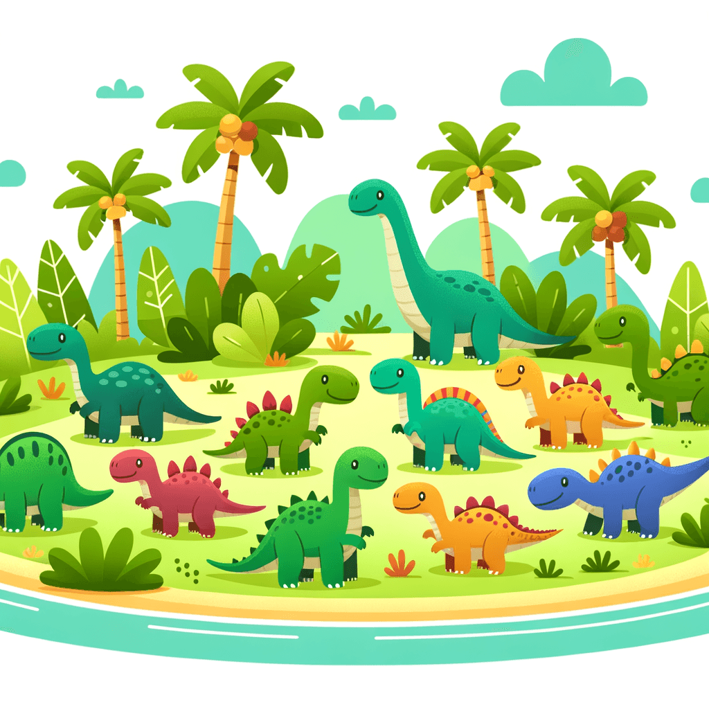Journey To Dinosaur Island Paint By Numbers