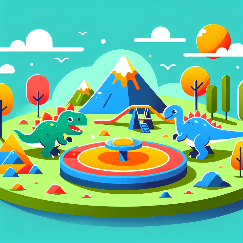 Dino Playground Adventure Numbered Painting Kits