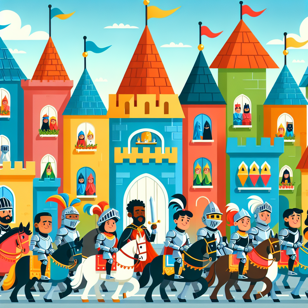Royal Kingdom Parade Painting By Numbers Kit
