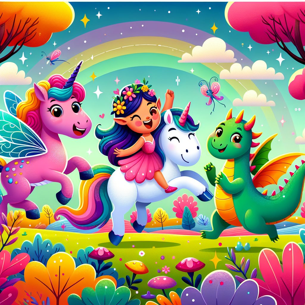 Curious Fairy Tale Creatures Paint By Numbers Art