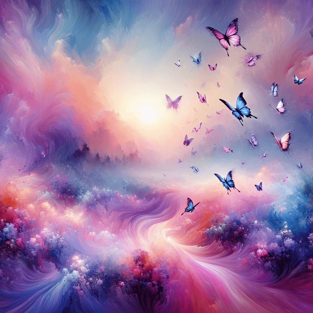 Butterfly's Dream Painting By Numbers Kit