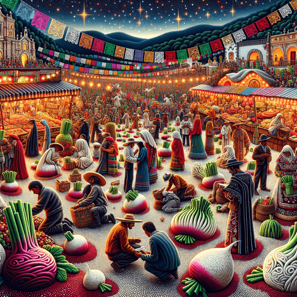 Noche De Rábanos - Mexico Numbered Painting Kits