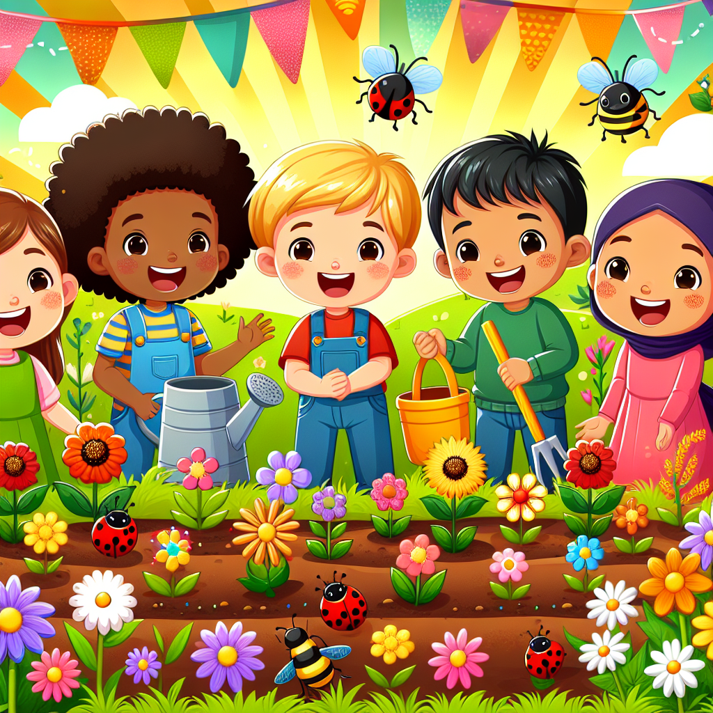 Gardening Friends Paint By Color