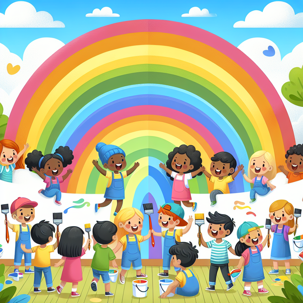 Rainbow Art Party Paint By Number