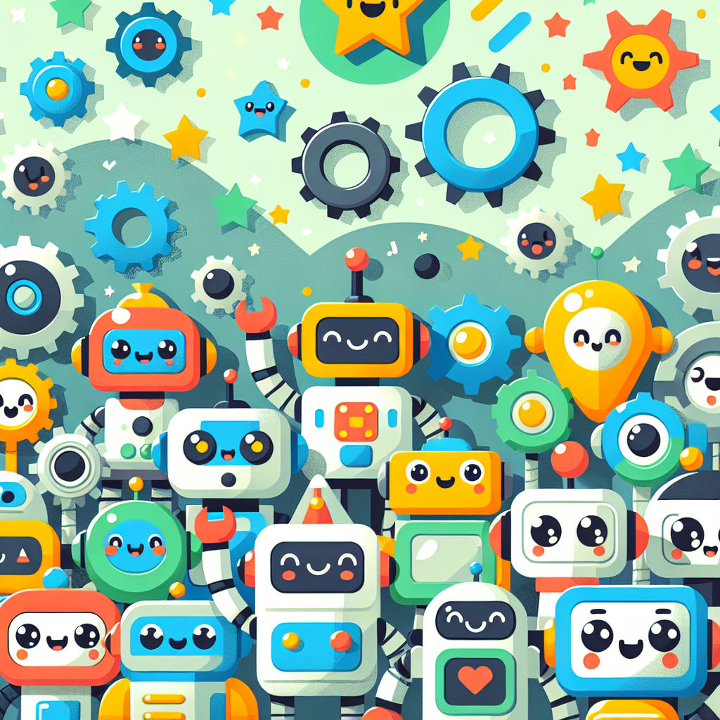 Lively Robot Revolution Paint By Color