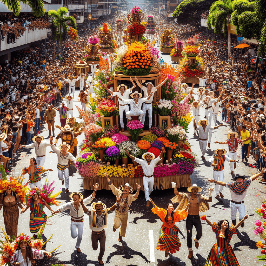 Flower Festival - Mexico Paint By Color