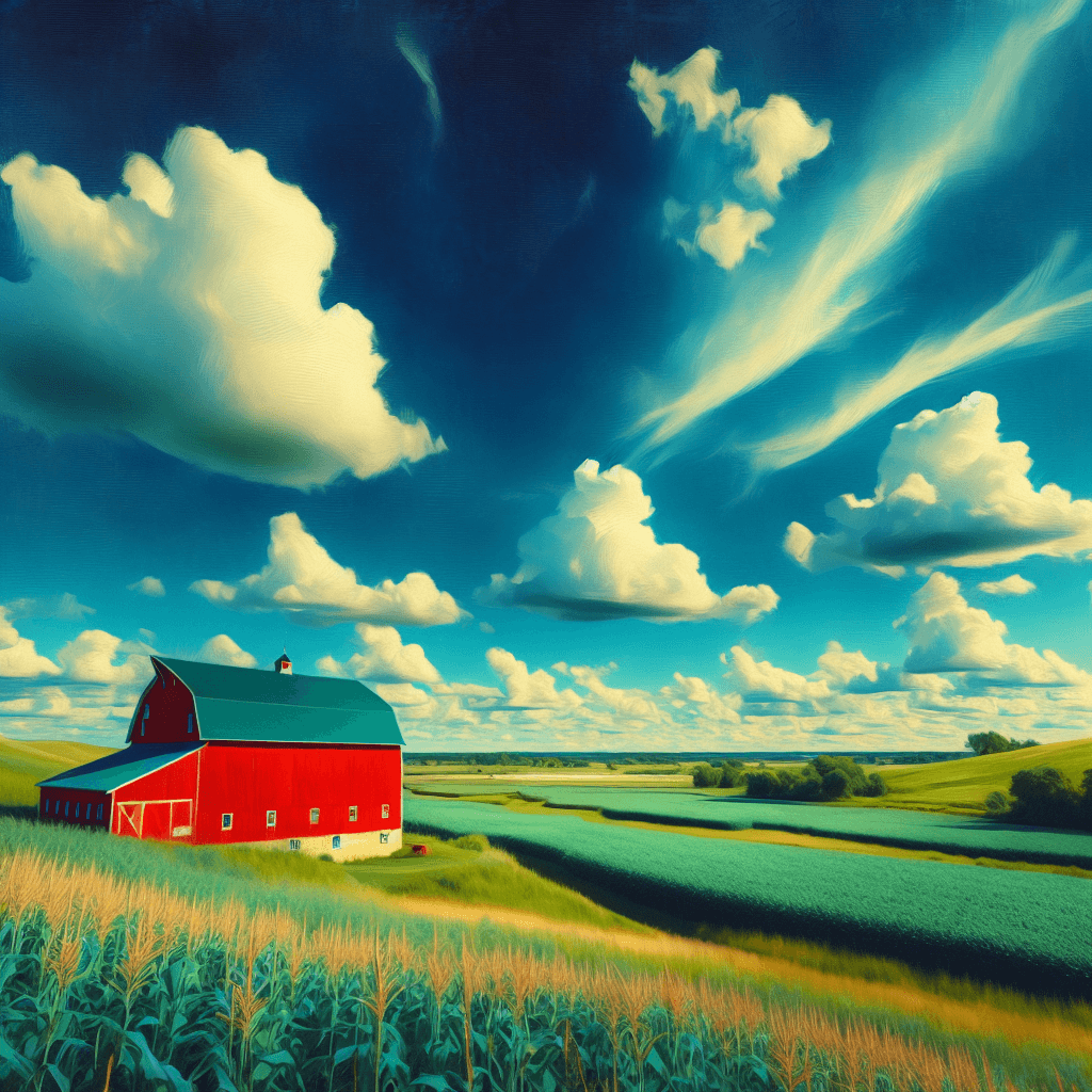 Charming Countryside Barn DIY Paint By Numbers