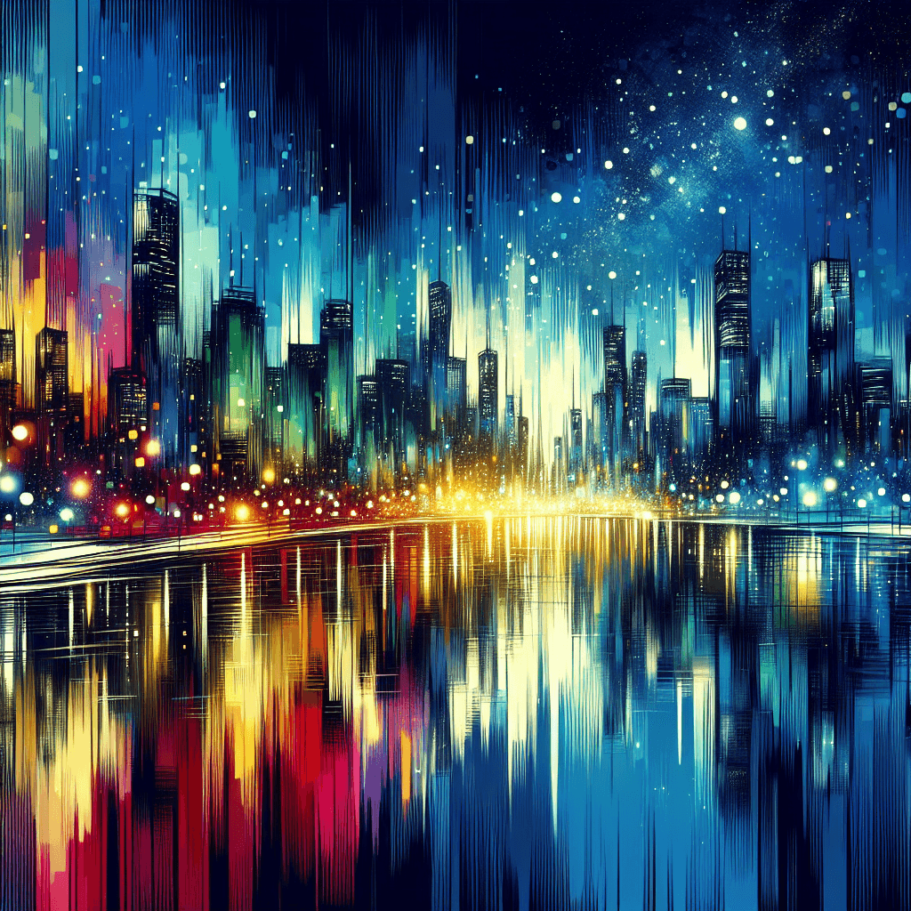 Cinematic Night Skyline - DIY Painting By Numbers Kit – Artistry Rack