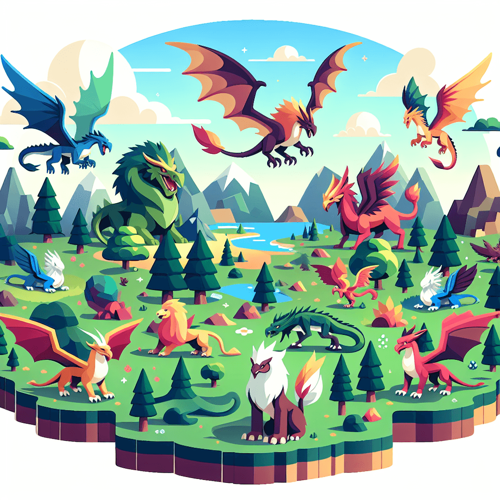 Fantasy Island With Mythical Beasts Paint By Numbers