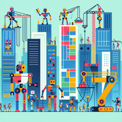 Robot City Builders Painting By Numbers Kit