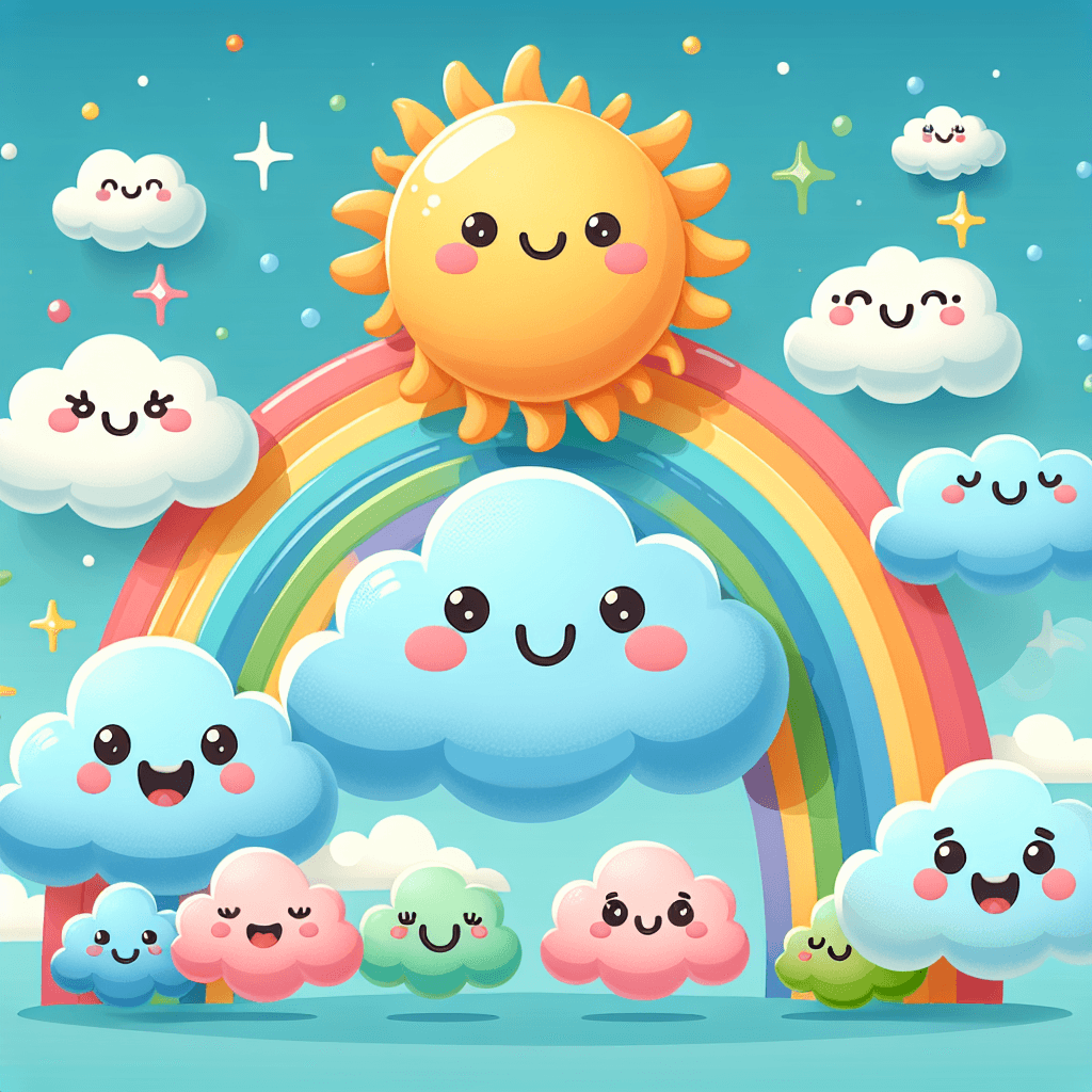 Cuddly Cloud Family Painting By Numbers Kit