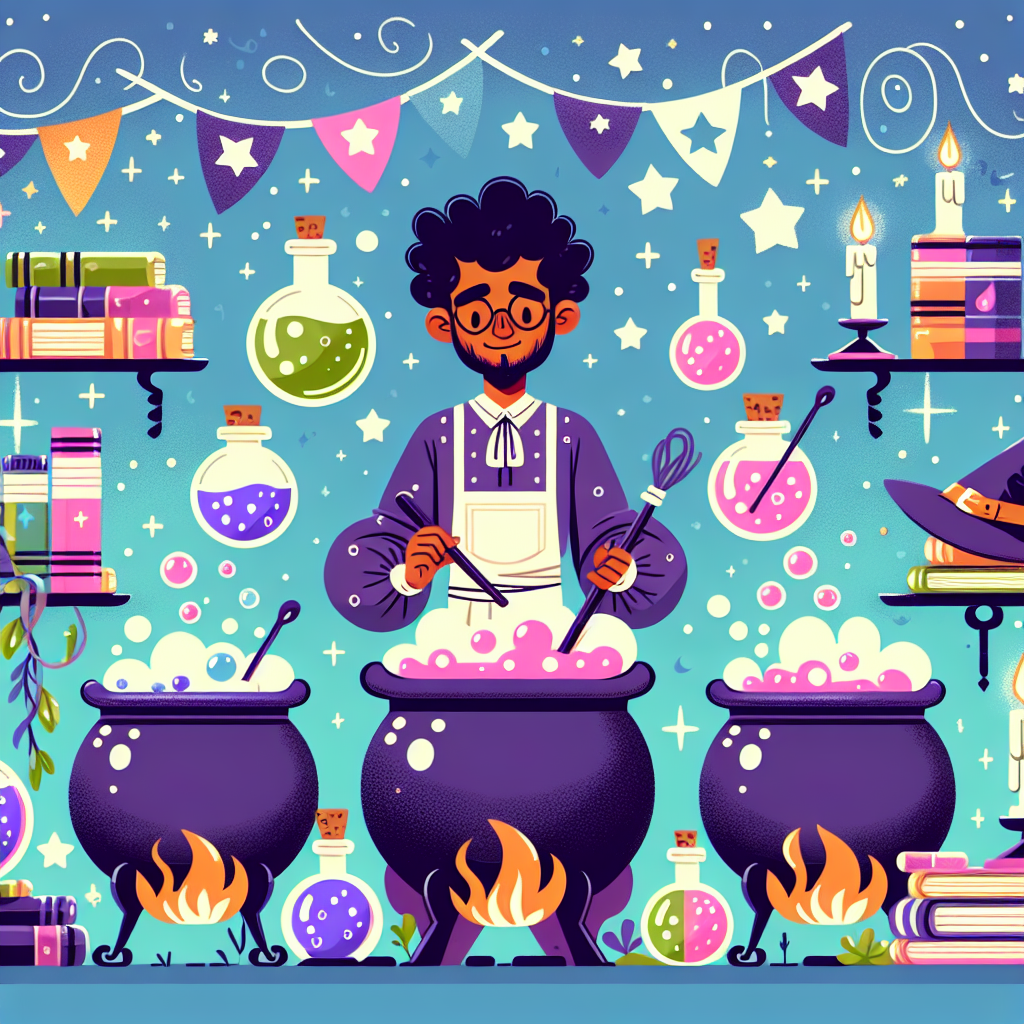 Magic Potions Lab Painting By Numbers Kit