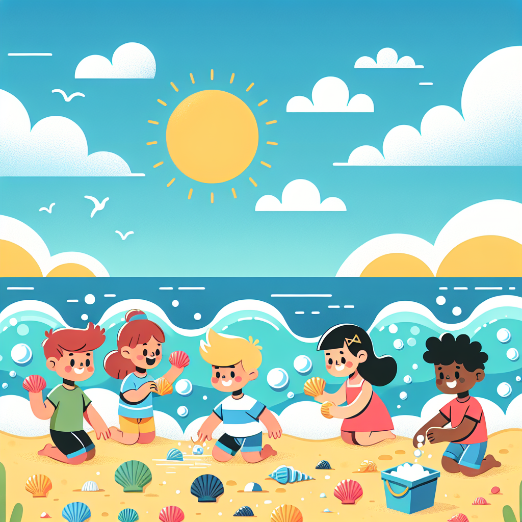 Sunny Seashell Discovery Painting Number Kit