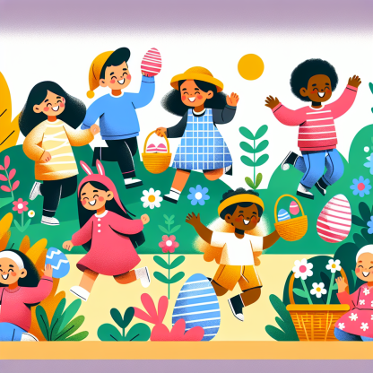 Energetic Easter Egg Hunt Paint By Numbers