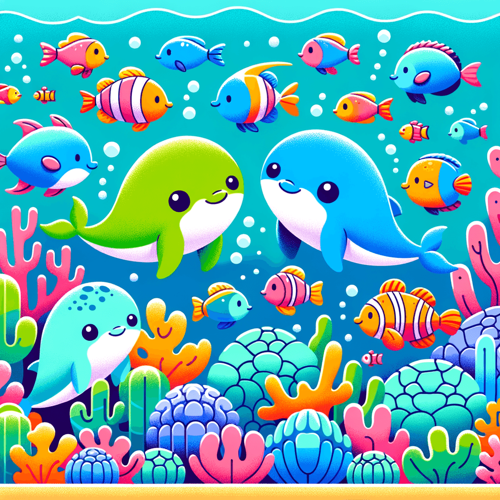 Playful Ocean Friends Number Painting