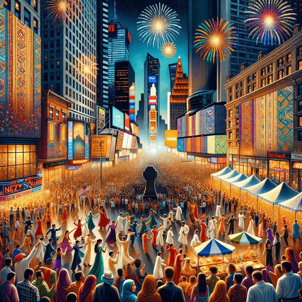 Diwali Festival Of Lights - New York City, USA Number Painting