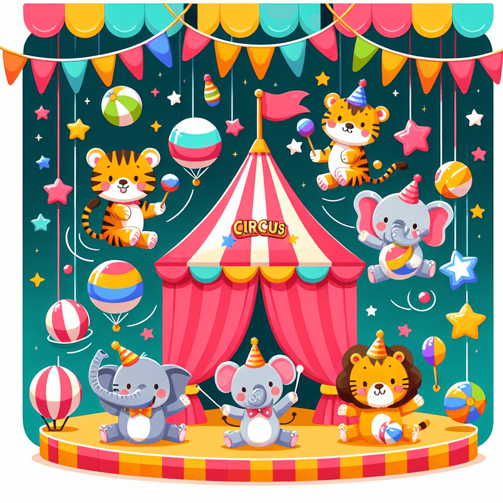 Animal Circus Extravaganza Paint By Numbers
