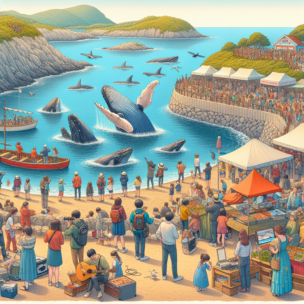 Whale Festival Painting By Numbers Kit