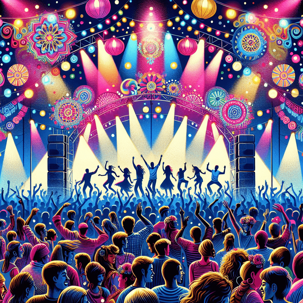 Dynamic Music Festival Paint By Numbers