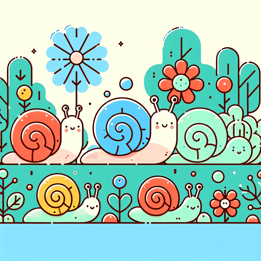 Garden Snail Safari Painting Number Kit
