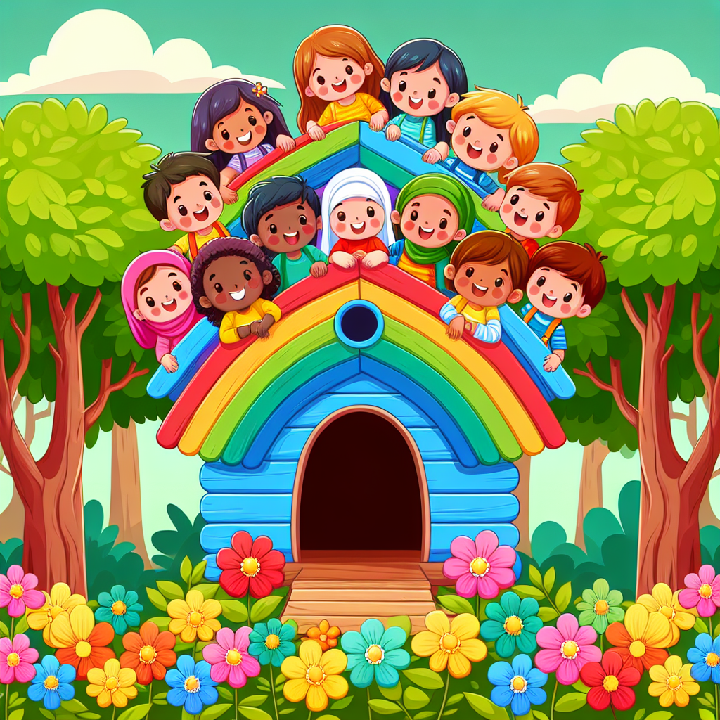 Charming Treehouse Escape Painting By Numbers Kit