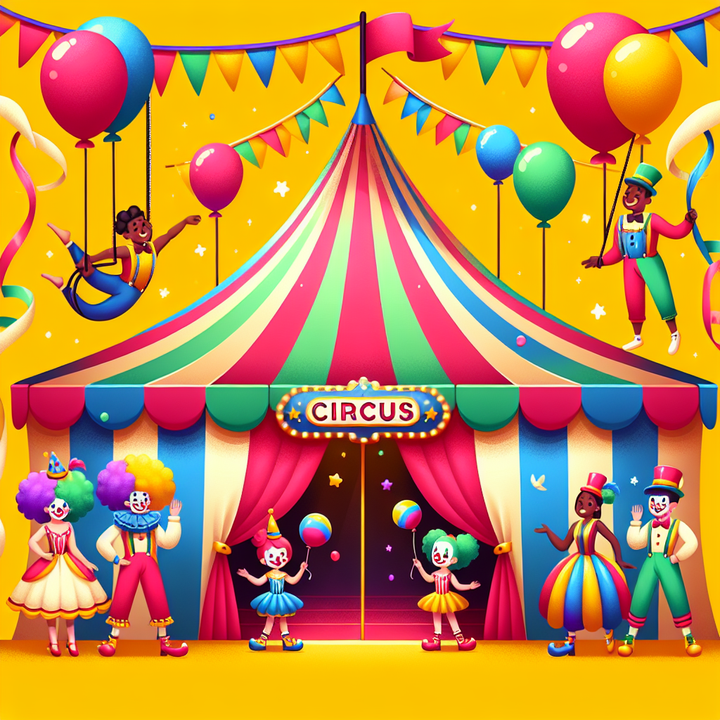 Circus Surprise Painting Number Kit