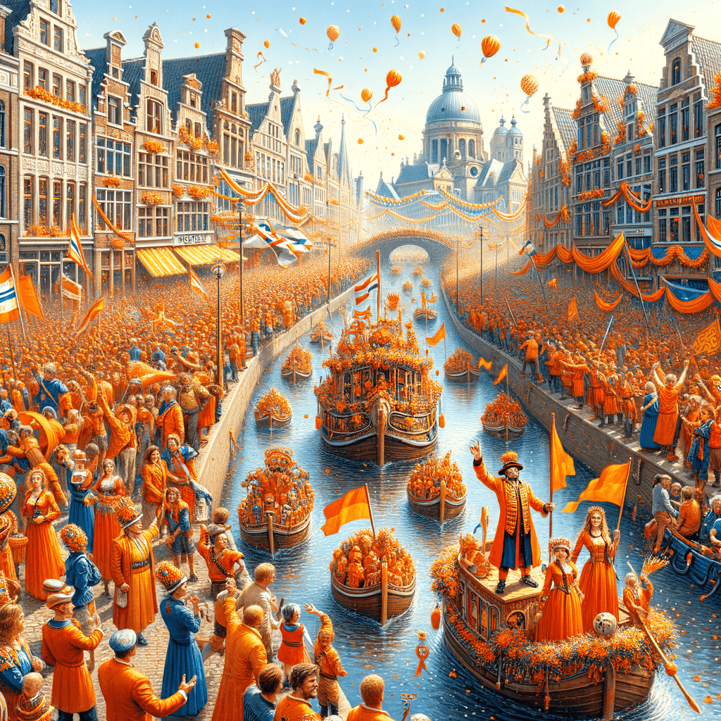 King's Day - Amsterdam Painting By Numbers Kit