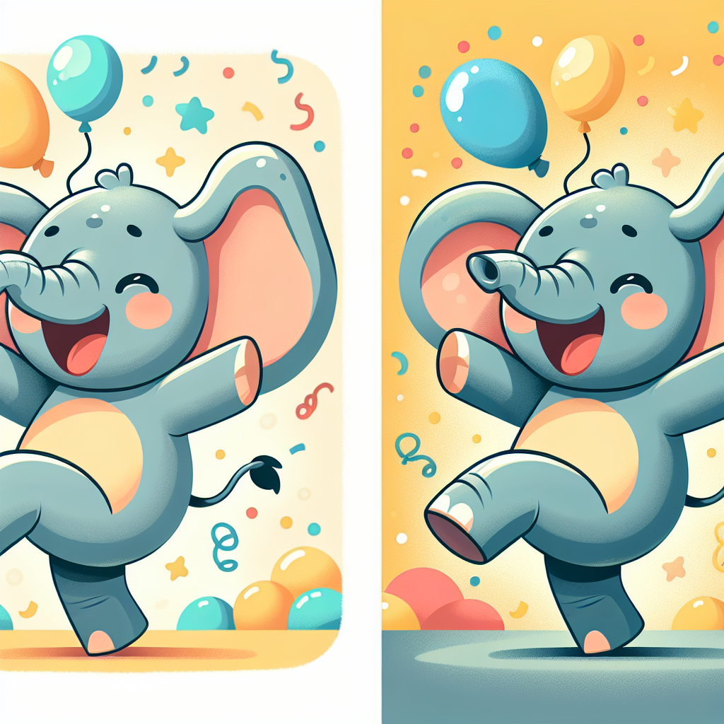 Dancing Elephant Paint By Numbers